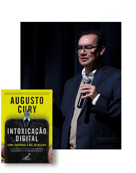 Livro Intoxicação Digital do Dr. Augusto Cury - Um olhar surpreendente sobre como o uso excessivo das redes sociais/ vício da internet afeta nossas vidas de maneira profunda e silenciosa